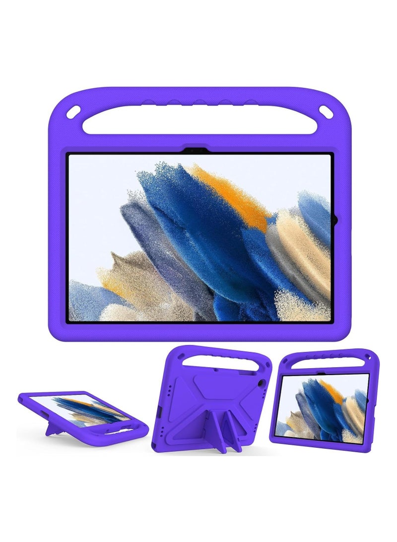 Case Compatible with Samsung Galaxy Tab A9,A11 / A9 8.7 Inch 2025/2023 8.7in (2023) SM-X210/216B Kids Case, Lightweight EVA Kid Friendly Shockproof Protective Case, Handle Stand Heavy Duty Tablet Cover (Purple) - Image 2